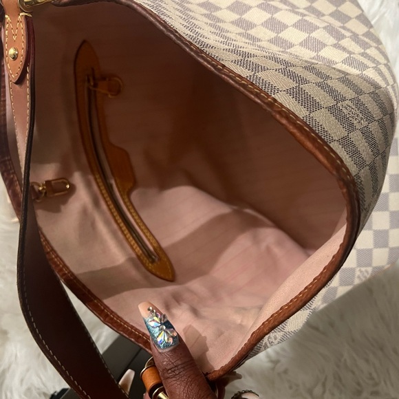 Damier Azur MM Rose & Emilie wallet - Picture 5 of 6
